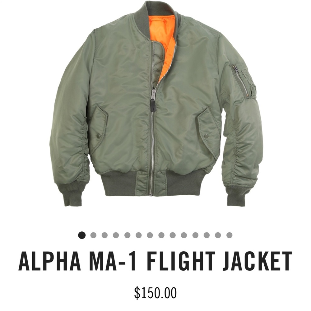 Alpha Industries bomber jacket